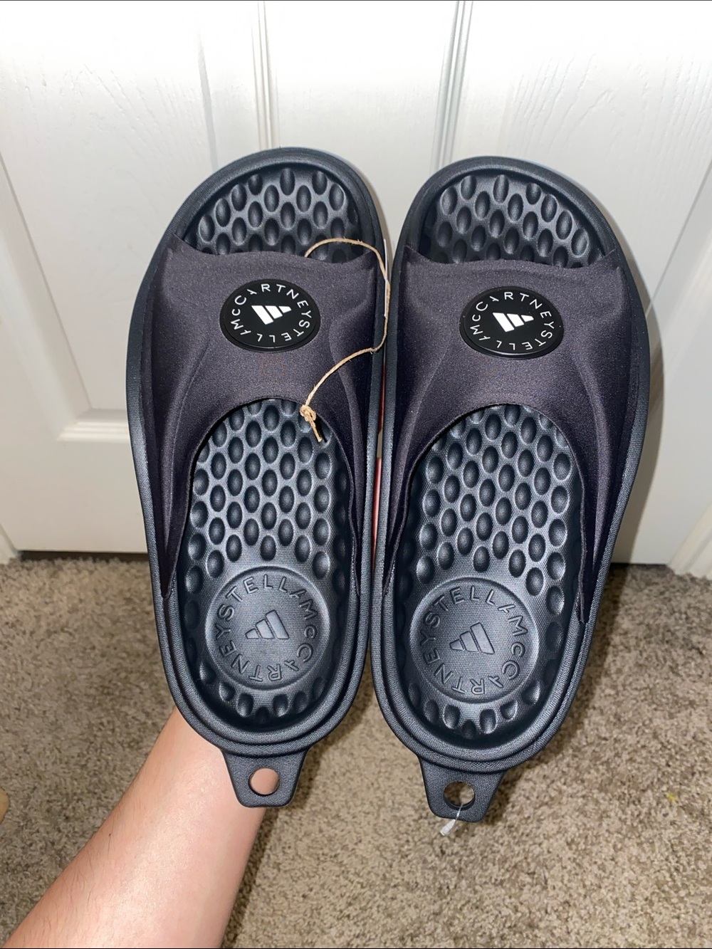 Stella McCartney Black Slide Sandals